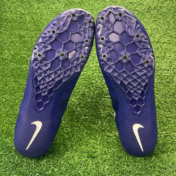 Nike Zoom Rival‎ S 9 Men's 11 Cleats w/Spikes Navy White 907564 401 Racing Shoes - Picture 14 of 17